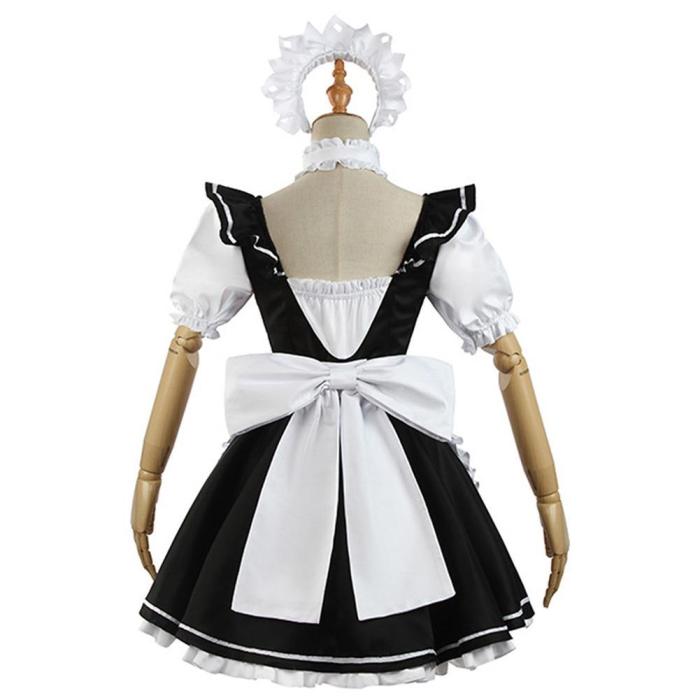 Anime Date A Bullet Tokisaki Kurumi Maid Dress Halloween Carnival Suit Cosplay Costume