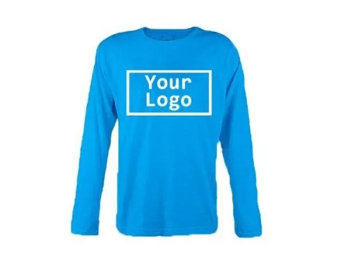 Men And Women Custom Logo Long Sleeve Plus Size Shirt