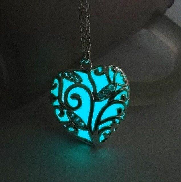Luminous Heart Steel Necklace