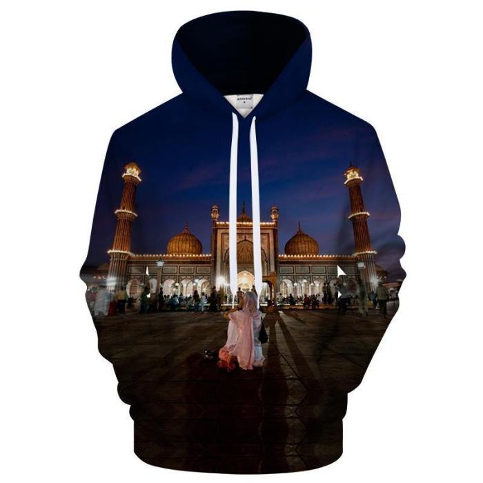 Ramadan Mecca 3D Sweatshirt Hoodie Pullover
