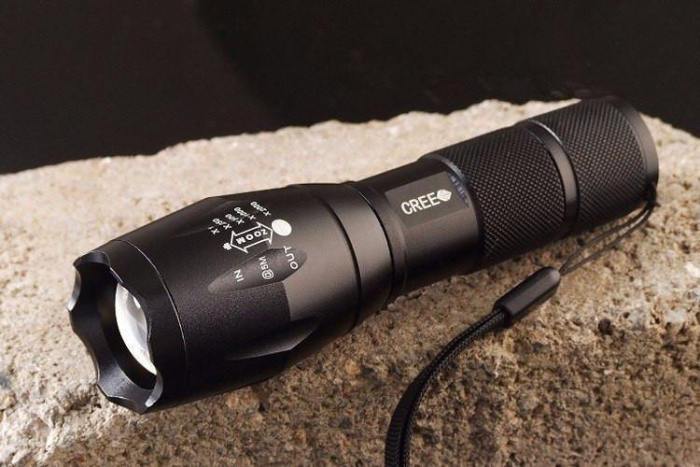 Powerful Led  Lumen Waterproof Tactical Flashlight