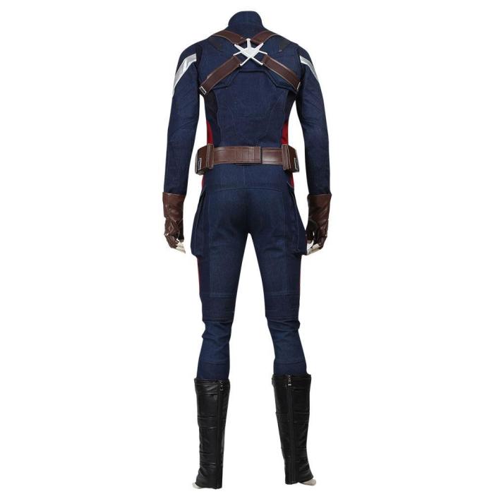 Steven Rogers Captain America The Winter Soldier Cosplay Costume