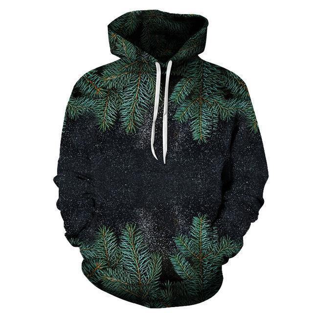 Pine Tree 3D Sweatshirt Hoodie Pullover