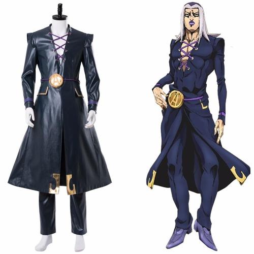 Jojo'S Bizarre Adventure Cosplay Golden Wind Leone Abbacchio Cosplay Costume Uniform Halloween Carnival Costumes Customizable