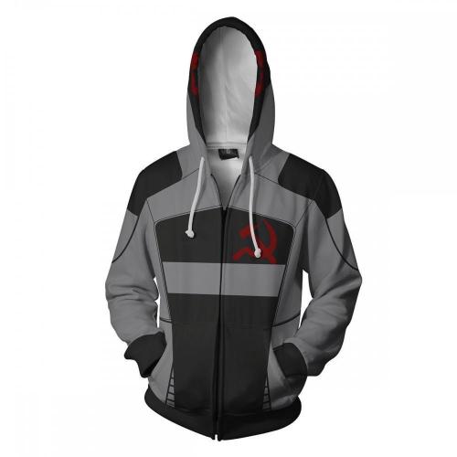 Borderlands Style 2 Game Unisex 3D Printed Hoodie Sweatshirt Jacket With Zipper