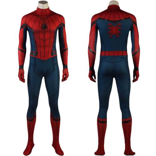 Civil War Spider Benjamin Parker Jumpsuit Cosplay Costumes Bodysuit