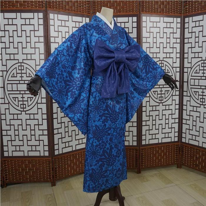 Demon Slayer Hashibira Inosuke Women Kimono Outfits Halloween Carnival Costume Cosplay Costume