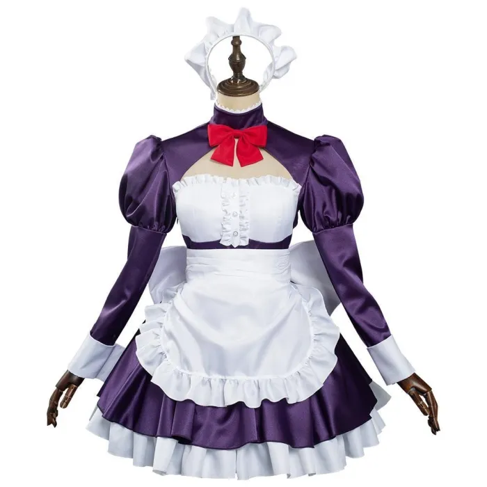 Anime High-Rise Invasion Maid-Fuku Kamen Maid Dress Outfits Halloween Carnival Suit Cosplay Costume