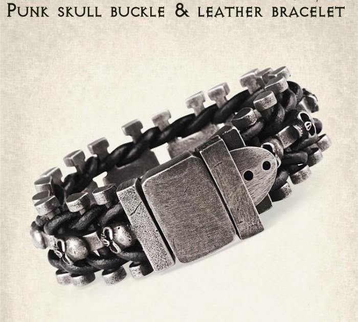 Skeleton Bikers Bracelet