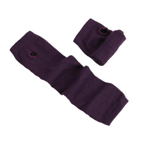 Long Knit Fingerless Arm Warmer Winter Gloves