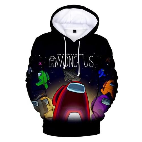 Kids Style-1 Impostor Crewmate Among Us Cartoon Game Unisex 3D Printed Hoodie Pullover Sweatshirt