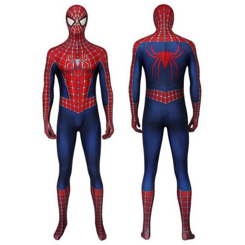 Spider-Man Classic Spider 2 Tobey Maguire Jumpsuit Cosplay Costume