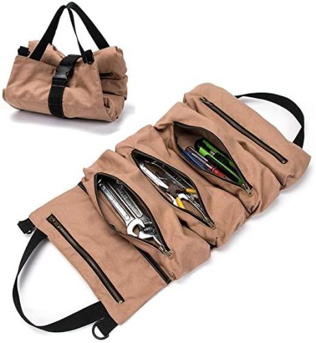 Multi-Purpose Tool Roll Up Bag Wrench Roll Pouch
