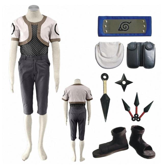 Anime Naruto-Nara Shikamaru Outfits Halloween Carnival Suit Cosplay Costume