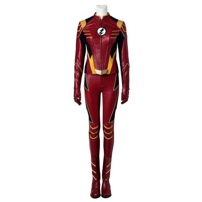 Jesse Quick The Flash 3 Female Speedster Cosplay Costume