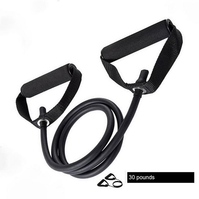 Unisex Fitness 208Cm Rubber Resistance Bands