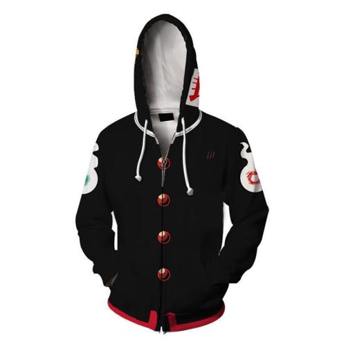 Toilet Bound Hanako Kun Anime Black Cosplay Unisex 3D Printed Hoodie Sweatshirt Jacket With Zipper