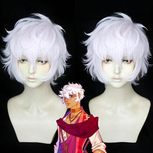 The Arcana Asra Silver Pink Cosplay Wig