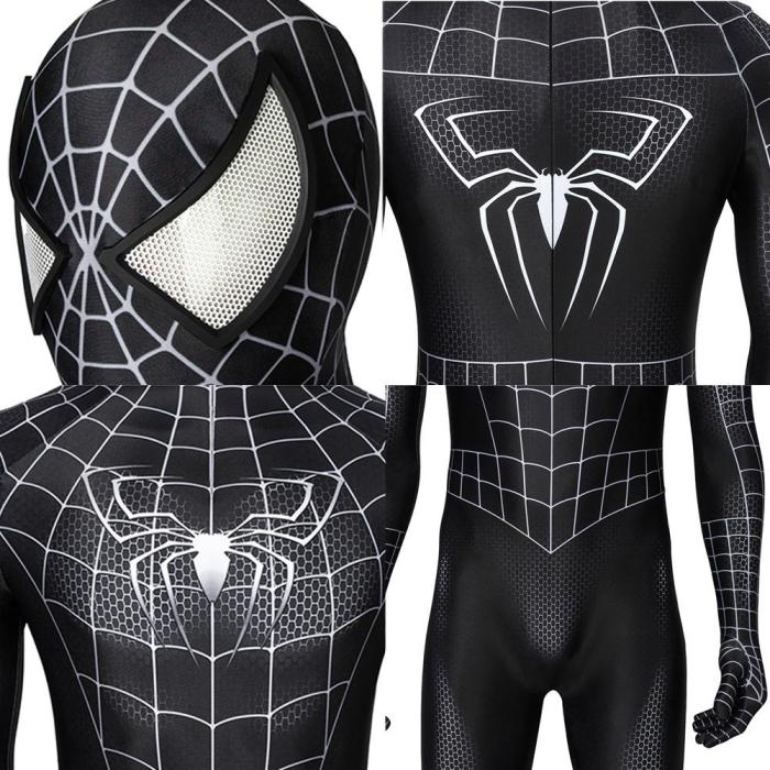Venom Spider-Man 3 Jumpsuit Cosplay Costume -