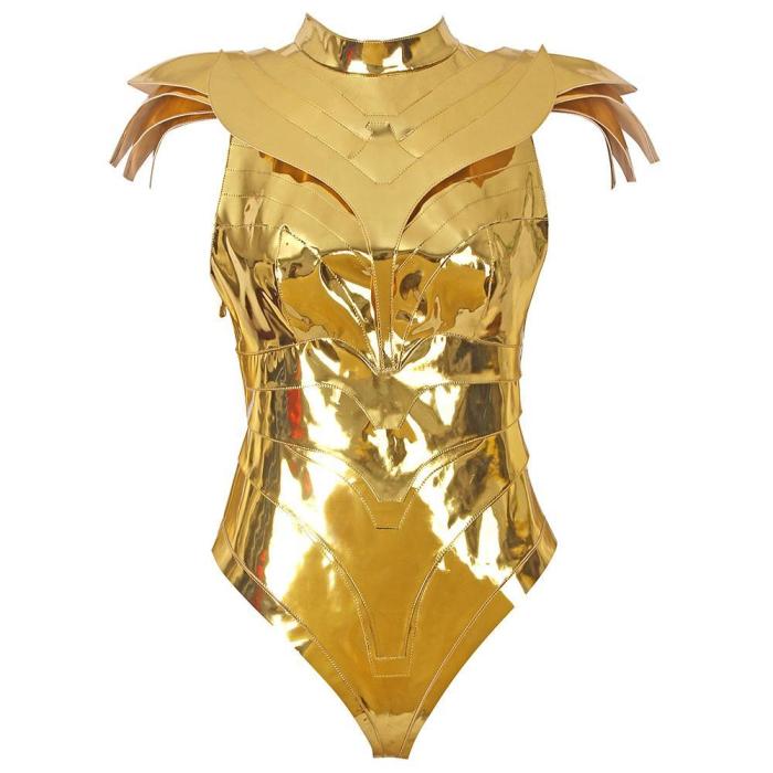 Diana Prince Wonder Woman  Golden Cosplay Costume