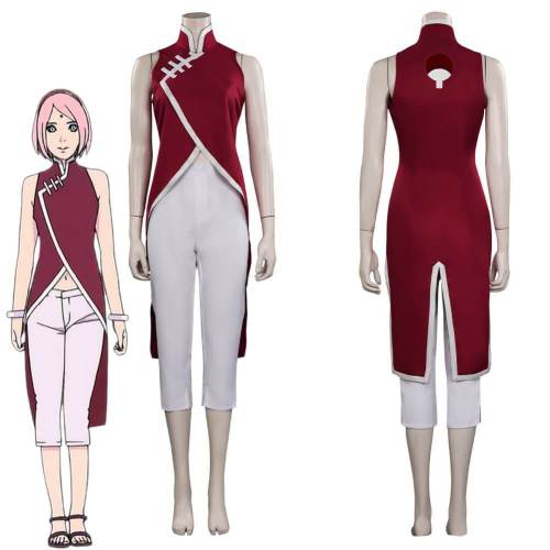 Boruto Next Generations Haruno Sakura Cosplay Costume Halloween Suit