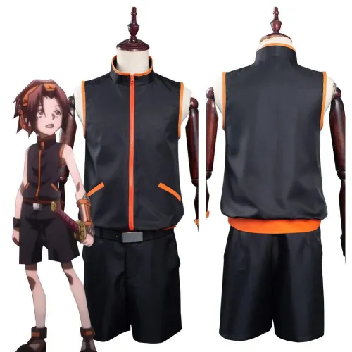 Shaman King The Super Star - Yoh Asakura Outfits Halloween Carnival Suit Cosplay Costume