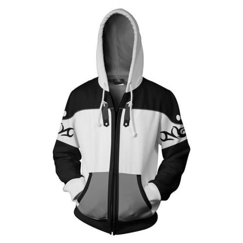 Kingdom Hearts Game White Sora Final Form Cosplay Unisex 3D Printed Hoodie Sweatshirt Jacket With Zipper