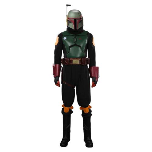 Mandalorian Boba Fett Outfits Halloween Carnival Suit Cosplay Costume