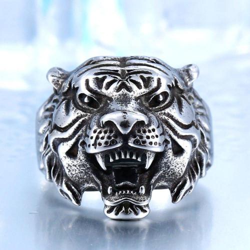 Tiger Fury Steel Ring