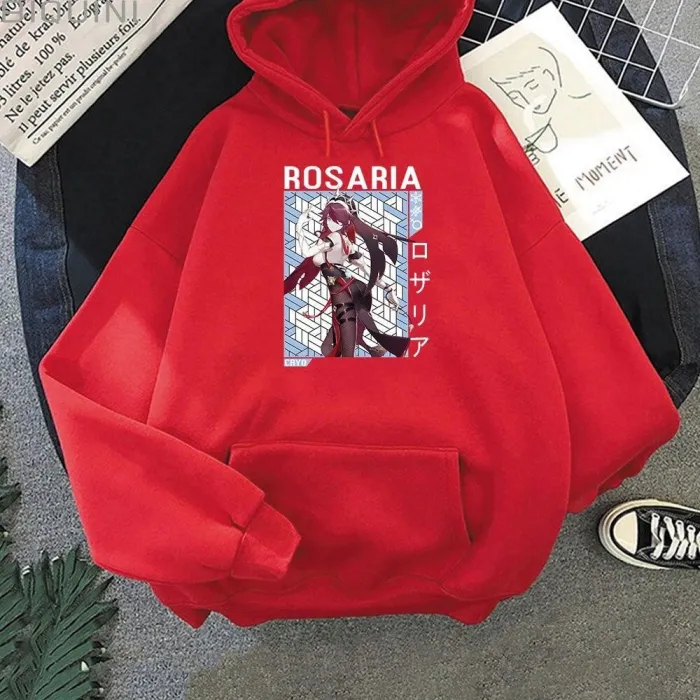 Genshin Impact Kawaii Aesthetic Pullover Long Sleeve Kpop Hoodie