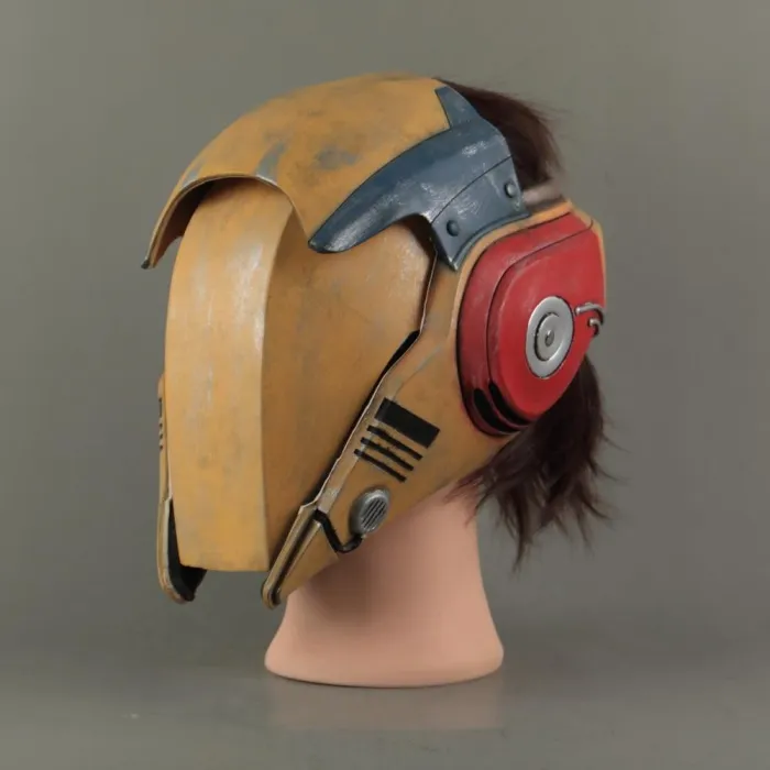 Star Wars 9 The Rise Of Skywalker Rey Helmet Cosplay Mask Masquerade Props Latex Masks 1Pcs