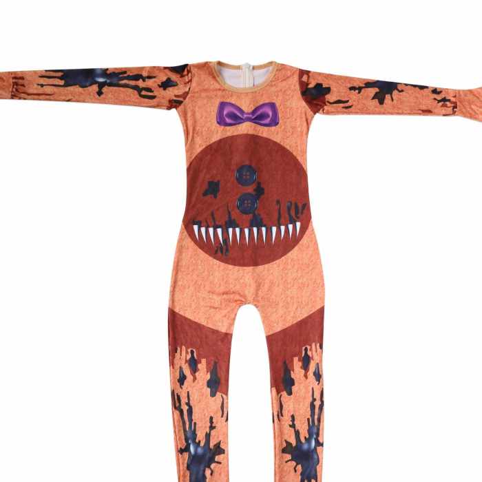 Kids Phantom Freddy Cosplay Costume Horror Bodysuit Halloween Clothing