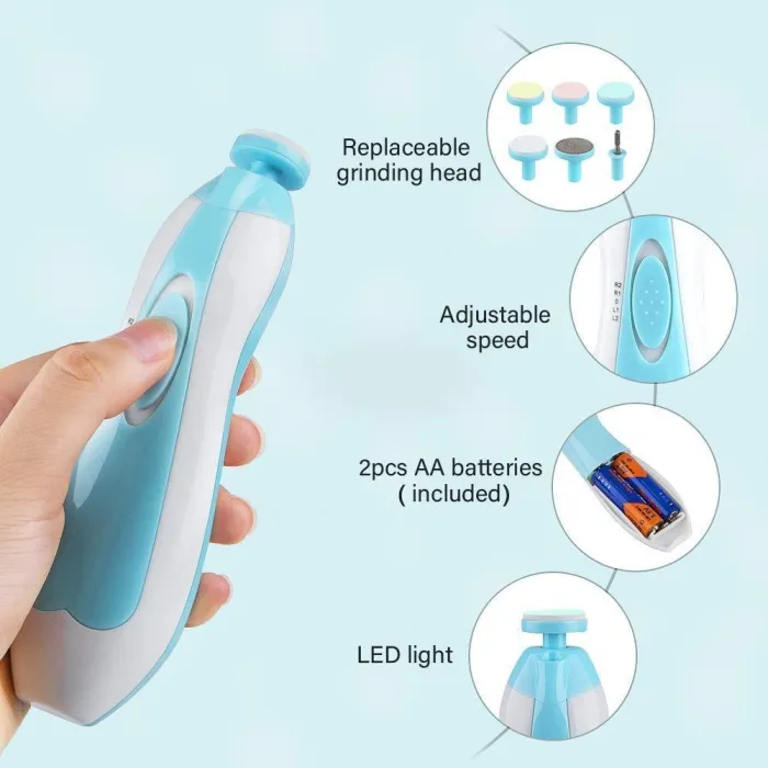 Premium Led Baby Nail Trimmer Set