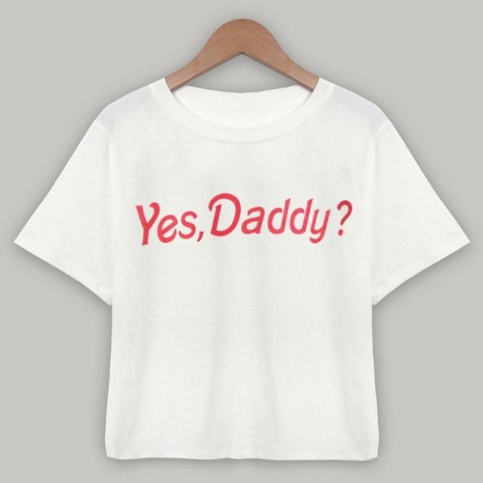 Yes Daddy Cropped Tee