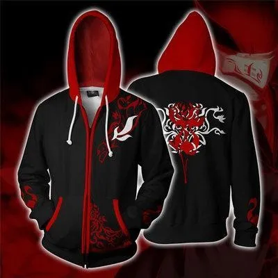 Rwby Anime Adam Taurus Wilt Blush Cosplay Unisex 3D Printed Hoodie Sweatshirt Jacket With Zipper