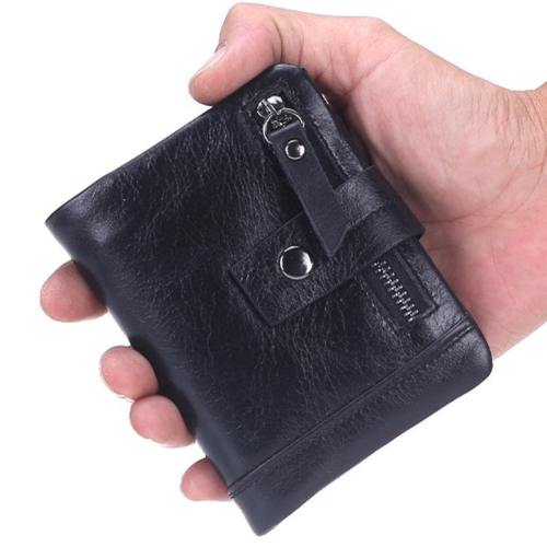 Multifunctional Korean Coin Purse Short Leather Wallet