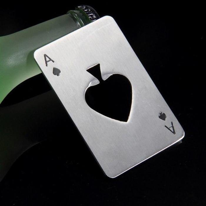 Creative Poker Card Bottle Opener