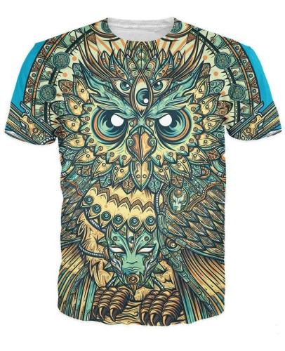 Edm Style Owl T-Shirt