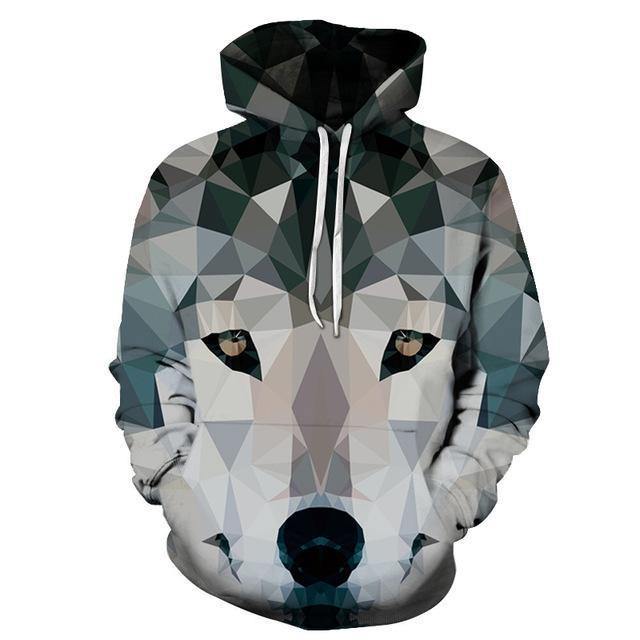 Galaxy Wolves 3D Sweatshirt Hoodie Pullover