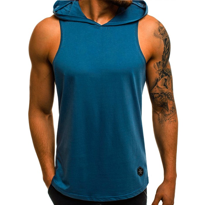 Men'S Sleeveless Muscle Gym Sport Slim Vest Tank Top