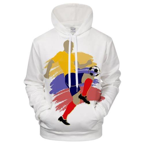 Colombian Soccer Player 3D - Sweatshirt, Hoodie, Pullover