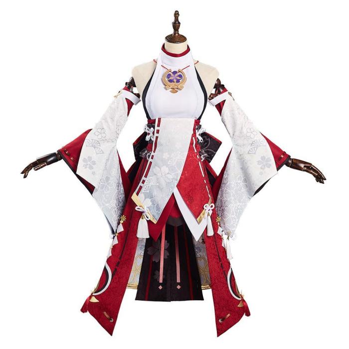 Genshin Impact Yae Miko Outfits Halloween Carnival Suit Cosplay Costume