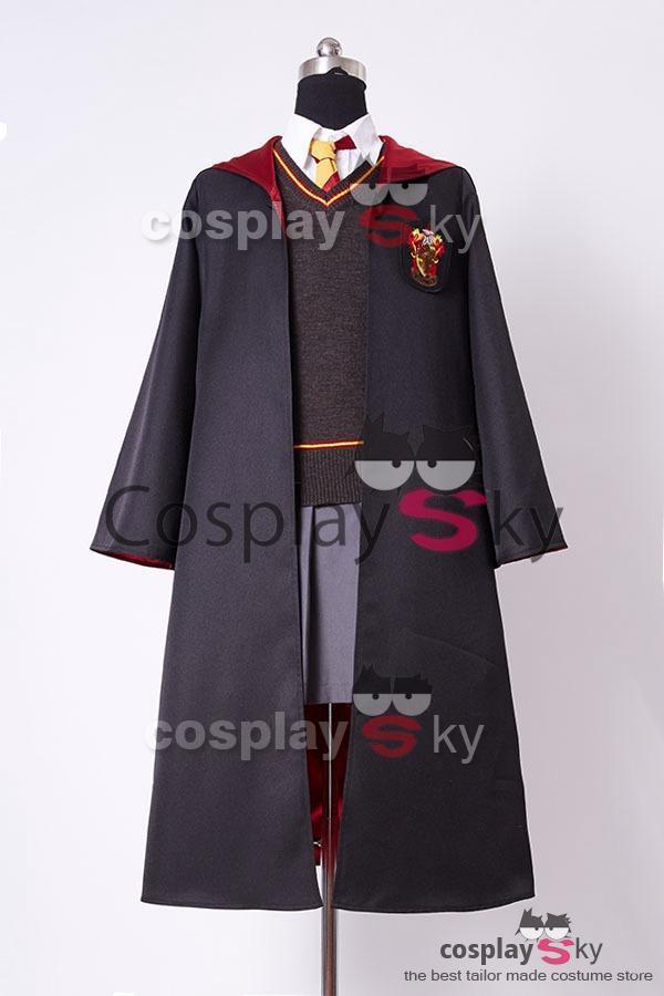 Harry Potter Gryffindor Uniform Hermione Granger Cosplay Costume For Adults