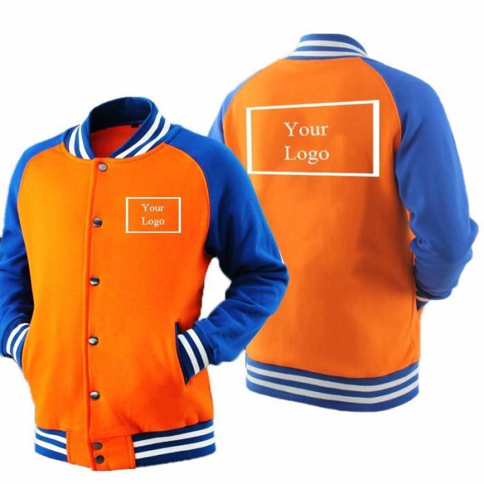 Baseball  Hoodiecoat Jacket  Customized  Logo Print Brand