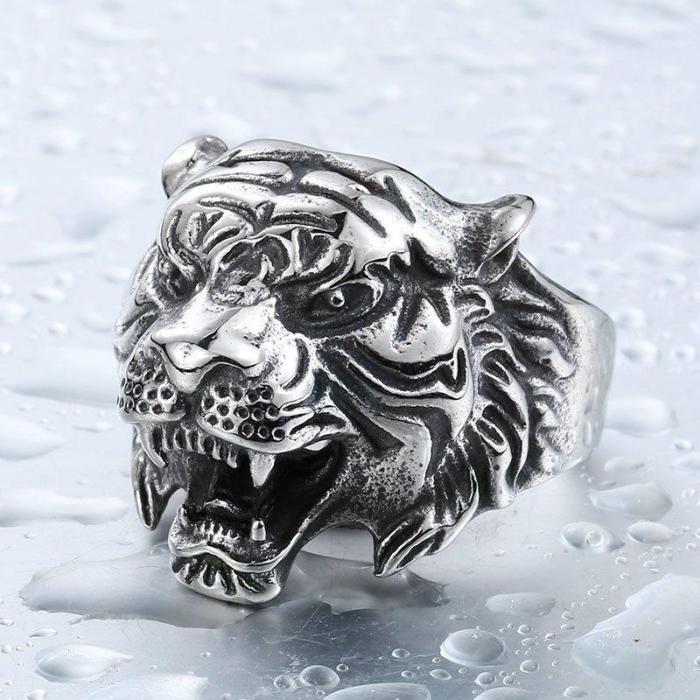 Tiger Fury Steel Ring