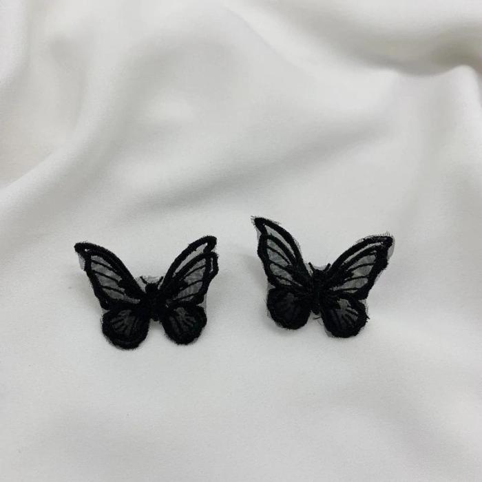 Punk Style Black Statement Earrings Collection