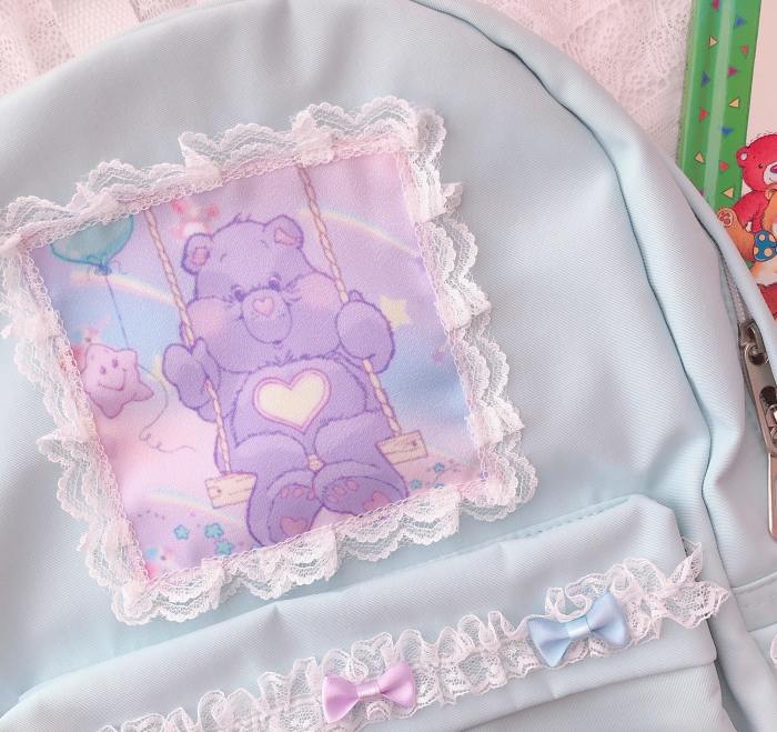 Pastel Bear Backpack