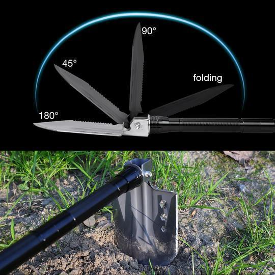 The Ultimate Survival Tool 25-In-1 Folding Shovel