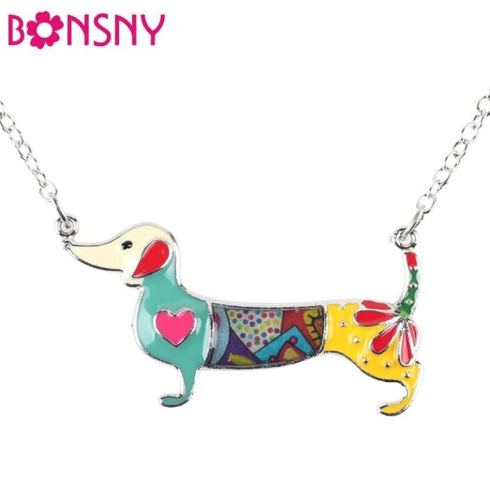 Dachshund Dog Chain Necklace