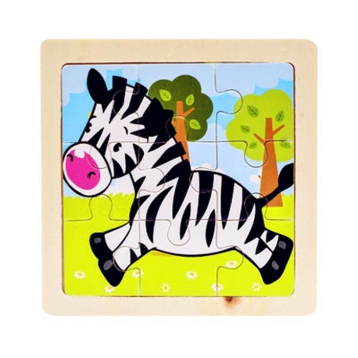 Kids Wooden Educational Toy Puzzle Learn From Home